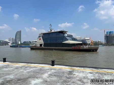 浦江首艘零碳排放游览船横空出世 中国船舶集团设计建造配套